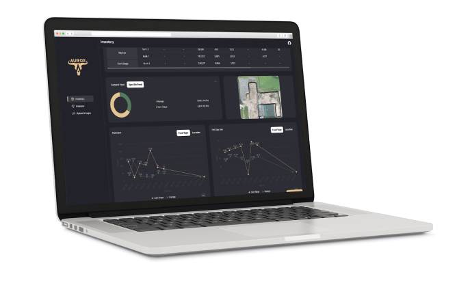 SilagePlan Dashboard on laptop